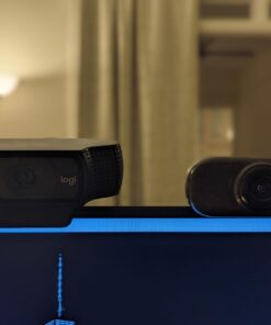 Logitech C920x HD Pro Webcam, Full HD 1080p/30fps Video Calling, Clear Stereo Audio, HD Light Correction, Works with Skype, Zoom, FaceTime, Hangouts, PC/Mac/Laptop/Macbook/Tablet - Black 37 61Y6xUH8xyL