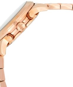 Michael Kors Women's Runway Watch, Rose Gold/Blue, One Size 7 61Y7CWbnPAL