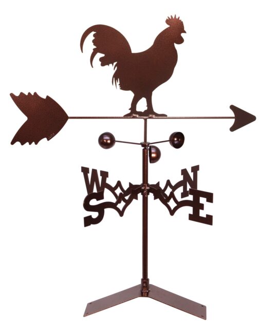 SWEN Products Rooster Chicken Weathervane (Roof Mount Included) Roof Mount