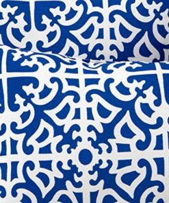 Greendale Home Fashions Rectangle Outdoor Accent Pillows, Indigo, Set of 2 20 61Y8ABZ4QeL