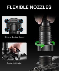 VIVOSUN 1600 GPH Submersible Water Pump, 100W Pond Pump, Ultra Quiet Aquarium Pump with 14FT. Lift Height for Pond, Waterfall, Fish Tank, Statuary, Hydroponic 23 61Y9p39waXL