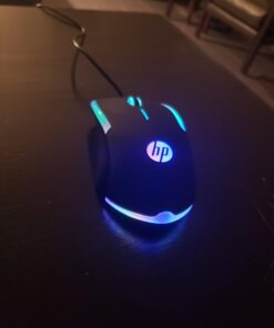 HP Wired RGB Gaming Mouse High Performance Mouse with Optical Sensor, 3 Buttons, 7 Color LED for Computer Notebook Laptop Office PC Home 100 34 61YAQu5d9fL