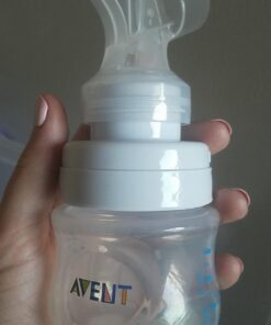 Maymom Conversion Kit Compatible with Medela Breast Pumps (Selected) to be Compatible with Avent Classic Bottles, Avant Natural PP Bottle and speCtra Wide-mouth Bottles Thread Changer; w Sealing Rings 34 61YAeQthk6L