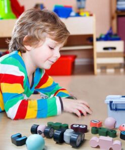 Gifts2U Magnetic Robots, 35PCS Magnetic Blocks Set for Kids with Storage Box, Stacking Robots Toy STEM Educational Playset for Boys and Girls Ages 3-6 Style A 20 61YB2McdWPL