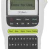 Brother P-Touch, PTH110, Easy Portable Label Maker, Lightweight, QWERTY Keyboard, One-Touch Keys, White, 8" x 4.3" x 2.2" New Model: PTH110 33 61YE9BSH17L