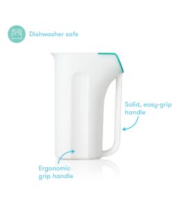 Frida Baby Control The Flow Polypropylene ABS Rinser|Bath Time Rinse Cup with Easy Grip Handle and Removable Rain Shower 25 61YER rH4yL