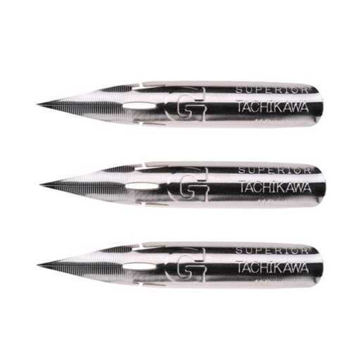 MyLifeUNIT Tachikawa Comic G Nib, Manga G-Pen Nib, Pack of 3