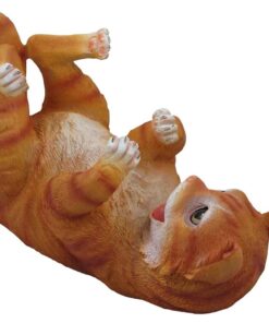 Decorative Tabby Kitty Cat Wine Bottle Holder Sculpture for Whimsical Tabletop Wine Racks and Stands or Animal Statues & Kitten Figurines As Birthday Gifts for Cat Lovers by Home-n-Gifts 11 61YF1j2UMTL