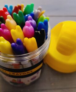 Amazon Basics Twistable Pack of 24 Gel Crayons, Washable, 24 Colors 44 61YFB4x5IWL