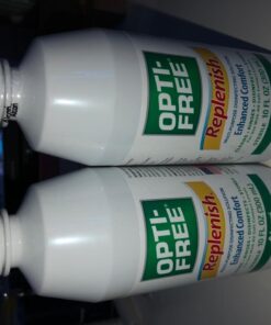 Opti-Free Replenish Multi-Purpose Disinfecting Solution with Lens Case, Twin Pack, 10-Fluid Ounces Each - 2 Count(Pack of 1) 10 Fl Oz - 2 Count(Pack of 1) 34 61YG9B2g6eL