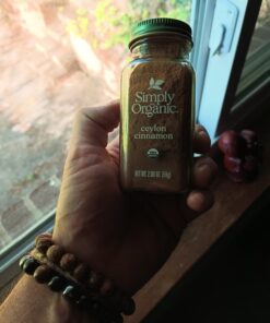 Simply Organic Ceylon Ground Cinnamon, 2.08 Ounce, Non-GMO Organic Cinnamon Powder 2.08 Ounce (Pack of 1) 24 61YHddlAEVL