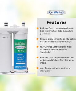 Aqua Fresh WF275 Rreplacement Water Filter WF2CB (Single) 9 61YHeAwdo5L