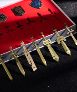 Xcoser Anime Game Metal Shield & Sword Necklace Set of 11 Cosplay Accessories 11 61YKC8HkVlL