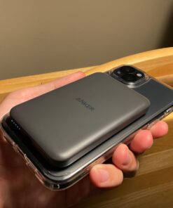 Anker Magnetic Portable Charger, 5,000mAh Wireless Portable Charger with USB-C Cable, Battery Pack Only Compatible with iPhone 15/15 Plus/15 Pro/15 Pro Max, iPhone 14/13/12 Series and more black 47 61YM0SxpNL