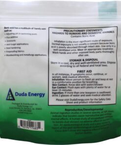 Alternative view of Duda Energy - borp1f borp1 Fine Powder Boric Acid H3BO3 99, 1 lb. (Packaging may vary)