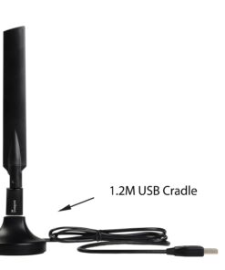 Edimax Wi-Fi 5 802.11ac AC600 High Gain Dual-Band (2.4GHz/5GHz) Adapter w/ Adjustable +4/6dBi Antenna, Wireless USB Adapter, Win 11 Plug-n-Play, Mac OS 10.15, Linux, USB Cradle, EW-7811UAC 11 61YNrTEw0ZL