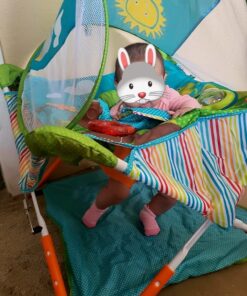 Summer Infant-Pop 'N Jump Portable Baby Activity Center - Lightweight Baby Jumper with Toys and Canopy for Indoor and Outdoor Use Outdoor Animals 46 61YQBPySJL