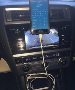 OQTIQ Magnetic CD Phone Car Mount for Car CD Player, CD Slot Car Phone Mount Holder with Built-in 6 Strong Magnets, Compatible with iPhone Samsung Galaxy LG and More Black-Red 41 61YQOHBjaL