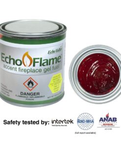 Alternative view of EchoFlame Gel-Fuel for Portable Indoor/Outdoor Tabletop Fireplaces, Gel Torches and Gel Burners (Pack of 24)