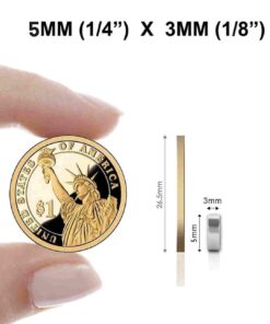 Premium 30 Pcs 5x3 mm Fine Clutter Small Magnets | Strong Magnets Fridge | Button Magnets | Small Magnets for Crafts | Mini Magnet | Small Circle Magnets | Bulk Magnets for Collars Whiteboard 28 61YSqCSndZL