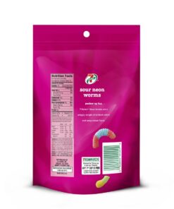 Alternative view of 7-Select Sour Neon Worms, 14 oz/pk., 6 Packs, (84 ounces)