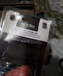 Andis 66345 Nano-Silver Magnetic Attachment 5 Combs with Long-Lasting Performance - Sizes 6", 8", 4", 3/8", 2", Provide Professional Haircuts and Styles – Purple Small (Pack of 1) 20 61YUfJk4CSL