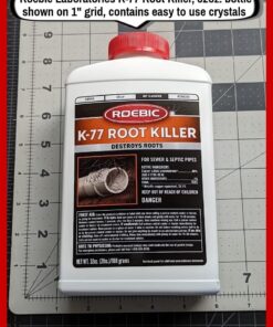 Roebic K-77 Root Killer for Sewer and Septic Systems, Clears Pipes and Stops New Growth, Safe for All Plumbing 15 61YUyRyS9IL