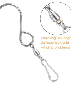 Kuuqa Swivel Hooks Clips for Hanging Wind Spinners Wind Chimes Crystal Twisters Party Supply(6 Pack) 13 61YXB3UyYVL