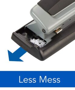 Swingline 3 Hole Punch, 2- 3 Hole Adjustable Desktop Puncher, 10 Sheet Punch Capacity, Precision Pro, Black/Silver (74037) 29 61YXuR5KCzL