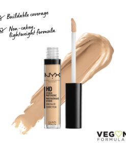 NYX PROFESSIONAL MAKEUP HD Studio Photogenic Concealer Wand, Medium Coverage - Beige 04 BEIGE 0.11 Ounce (Pack of 1) 20 61YY3KIct4L