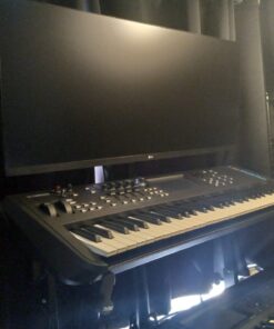 On-Stage KS7365EJ Pro Heavy-Duty Folding-Z Keyboard Stand with 2nd Tier,Black Black 30 61YZ1 wxRsL