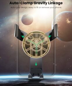 UGREEN Car Vent Phone Mount Air Vent Clip Cell Phone Holder Gravity Auto Lock Compatible with iPhone 15 14 Pro Max 14 Plus, iPhone 13 12 11 Pro Max XR XS 8 7 Plus, Samsung Galaxy S22 Smartphone Black 16 61Ya4KIpNYL