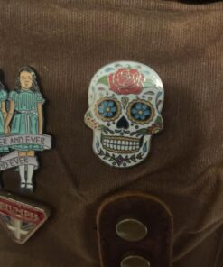 Pinsanity Day of the Dead Sugar Skull Enamel Lapel Pin 12 61YbNFYvOKL
