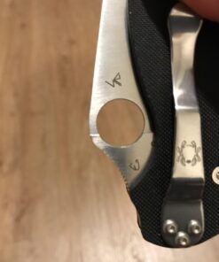 Spyderco Para Military 2 Signature Knife with 3.42" CPM S45VN Steel Blade and Durable G-10 Handle - PlainEdge - C81GP2 Black Handle - Stainless Steel Blade 67 61YbaCXh9HL