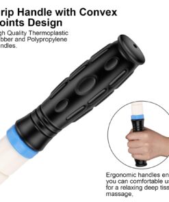 iGreely Premium Muscle Roller The Ultimate Massage Roller Stick 17 Inches Recommended by Physical Therapists Promotes Recovery Fast Relief for Cramps Soreness Tight Muscles-White White 20 61YbkB4l7UL