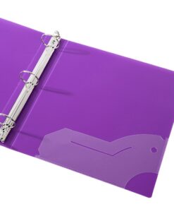 Filexec 3 Ring Binder, 1.5 Inch Capacity, Frosted, Letter Size (Pack of 6), Blueberry, Strawberry, Grape, Lemon, Lime, Tangerine (50160-6493) 14 61YboTpLQSL