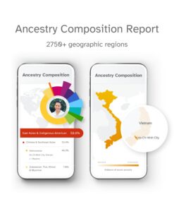 23andMe Ancestry Service - DNA Test Kit with Personalized Genetic Reports Including Ancestry Composition with 2750+ Geographic Regions, Family Tree, DNA Relative Finder and Trait Reports 26 61YcqVJEr5L