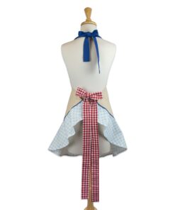 Alternative view of DII Women's Spring & Summer Apron Collection Adjustable, Two Large Pockets & Extra Long Ties, One Size Fits Most, Red Rooster
