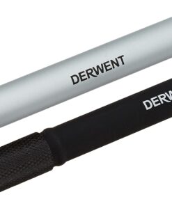 Alternative view of Derwent Pencil Extender Set, Silver and Black, for Pencils up to 8mm, (2300124), 2 Count (Pack of 1)