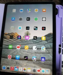 Apple iPad Air (5th Generation): with M1 chip, 10.9-inch Liquid Retina Display, 64GB, Wi-Fi 6, 12MP front/12MP Back Camera, Touch ID, All-Day Battery Life – Purple WiFi Without AppleCare+ 49 61YeMZaVVeL