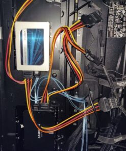 Corsair Dual SSD Mounting Bracket (3.5” Internal Drive Bay to 2.5", Easy Installation) Black 1 Count (Pack of 1) Dual SSD Mount 40 61YeqN1XjL