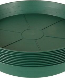 Alternative view of Hydrofarm HGS16P Green Premium, Pack of 10 Saucers, 16 inches