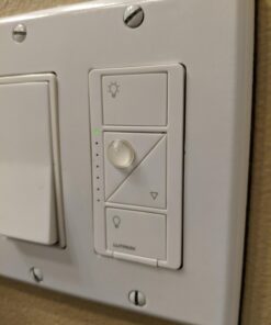 Lutron Caseta Smart Lighting Dimmer Switch and Remote Kit | P-PKG1W-WH | White 69 61YfXidRFL