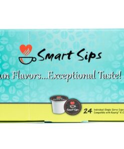Smart Sips, Flavor Lovers Coffee Variety Sampler | Medium Roast | Blueberry Cinnamon Crumble, Cinnamon Roll, French Vanilla, Hazelnut Cream, Chocolate Peanut Butter, Southern Pecan | Assorted Coffee Pods for Keurig K-cup Machines, 24 Count 19 61YfdZARhdL