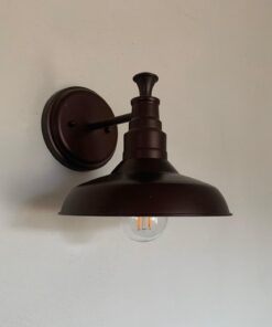 Design House 520320 Kimball Industrial Farmhouse 3-Light Indoor Bathroom Vanity Light with Metal Shades for Over the Mirror, Coffee Bronze 52 61Ygm E bEL