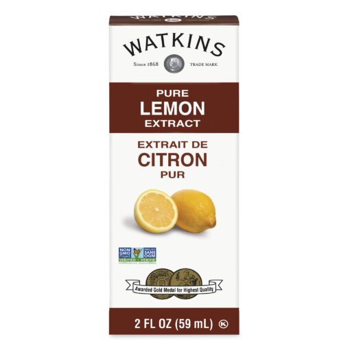 Watkins Pure Lemon Extract, 2 Fl Oz (Pack of 12) (Packaging may vary) 2 Fl Oz (Pack of 12)