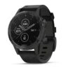 Garmin fenix 5 Plus, Premium Multisport GPS Smartwatch, Features Color Topo Maps, Heart Rate Monitoring, Music and Contactless Payment, Black with Leather Band 56 61YhXbf0nCL