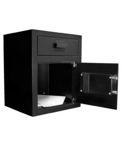 Barska AX11930 Large 1.10 Cubic Ft Digital Multi-User Keypad Security Business Depository Drop Safe with Front Load Drop Box for Money, Cash, and Mail, 100 Count Large Drop Door 8 61YhtVGWkCL