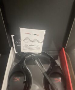 HyperX Cloud Stinger – Gaming Headset, Lightweight, Comfortable Memory Foam, Swivel to Mute Noise-Cancellation Mic, Works on PC, PS4, PS5, Xbox One/Series X|S, Nintendo Switch and Mobile ,Black 32 61Yi7ImElnL