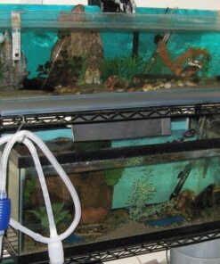 SunGrow Aquarium Maintenance Kit with Priming Bulb, 65-Inches, Easy to Use, Perfect for Small Fish Tanks, 2-Minutes to Assemble (3.5" nozzle length) Blue Sand Cleaner ( 3.5" nozzle length ) 29 61YiPnxhobL